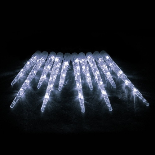 Уличная светодиодная гирлянда (холодный свет) Vegas Сосульки 40 LED, 10 шт, 24V 55037 фото 4